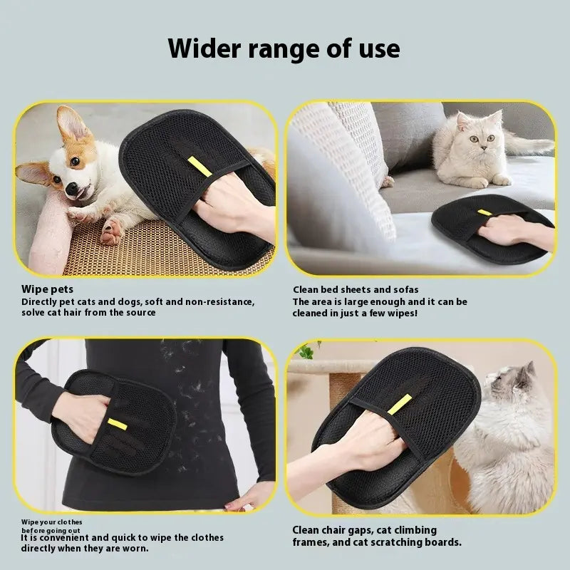 Fur-Free Pet Grooming Gloves